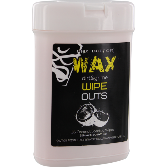 Phix Doc. Wax Wipe Outs 36pcs