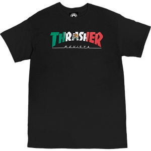 Thrasher Mexico Revista T-Shirt - Black