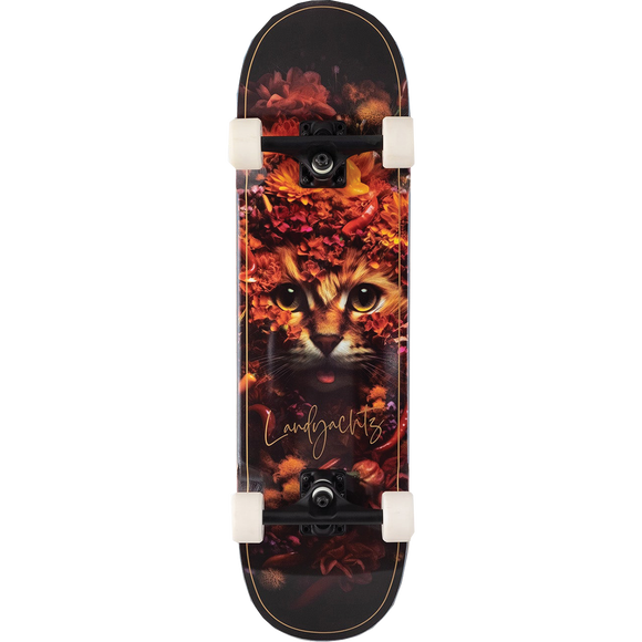 Landyachtz Atv Classic Flower Cat Complete Skateboard -8.5x32