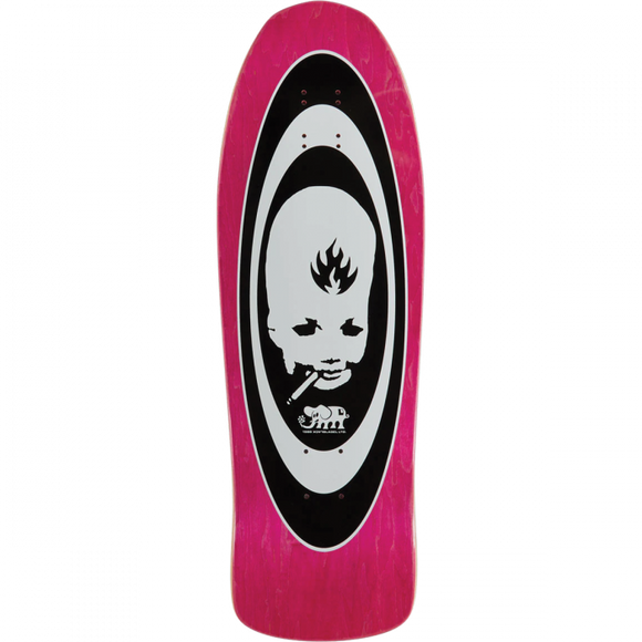 Black Label Thumbhead Oval 12xu Skateboard Deck -10x31.25 Asst.Stain DECK ONLY