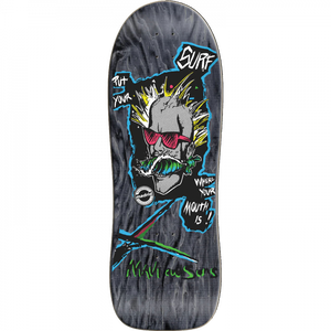 Madrid Maui And Sons Surfmouth Dk-10.5x30.5 Black DECK ONLY