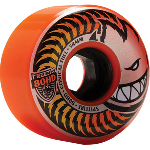 Spitfire 80hd Fade Conical Full 58mm Orange Skateboard Wheels (Set of 4)