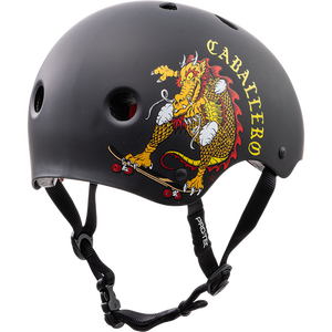 Protec Cab Classic - Matte Black Dragon Helmet