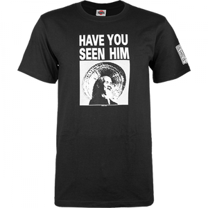 Powell Peralta Have You Seen Him T-Shirt - Size: Medium Black