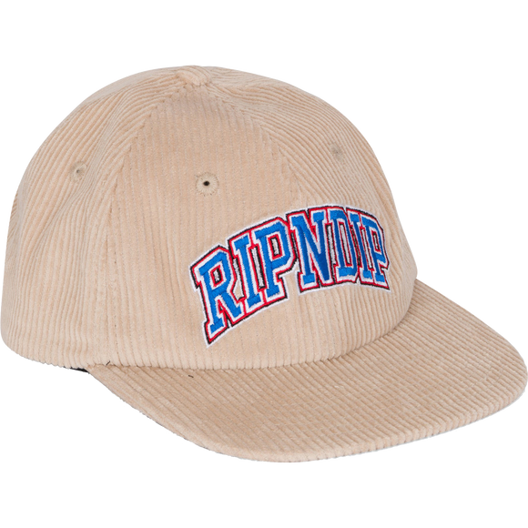 Rip N Dip Summer Friends Corduroy 6p Skate HAT - Adjustable Tan 