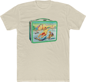 45rpm Lunch Box T-Shirt - Size: X-Large Tan