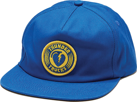 Thunder Charged Grenade Skate HAT - Adjustable Blue/Gold 