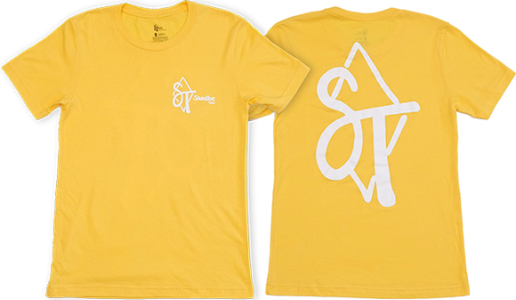 Sandlot Times Staple T-Shirt - Size: Small Yellow