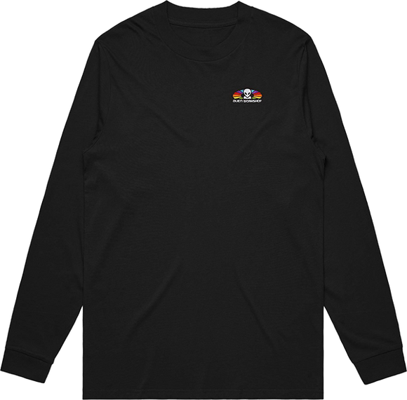 Alien Workshop Spectrum Embroidered Long Sleeve Shirt X-LARGE Black