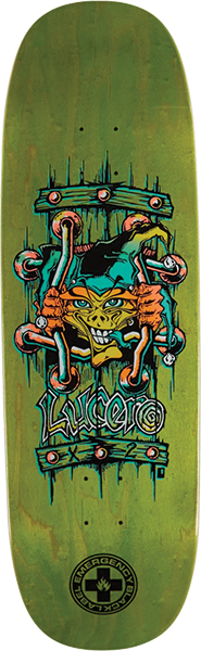 Black Label Lucero x2 Tugboat Skateboard Deck -9.5x32.12 Asst.Stain DECK ONLY