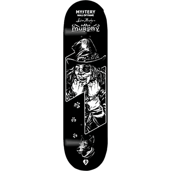 Mystery Murphy Hof Skateboard Deck -8.12 Black DECK ONLY