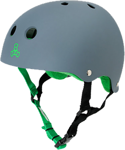 Triple 8 Helmet Carbon Rubber/Green