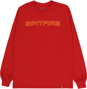 Spitfire Classic 87 Ls Size: LARGE Red/Gold/Red