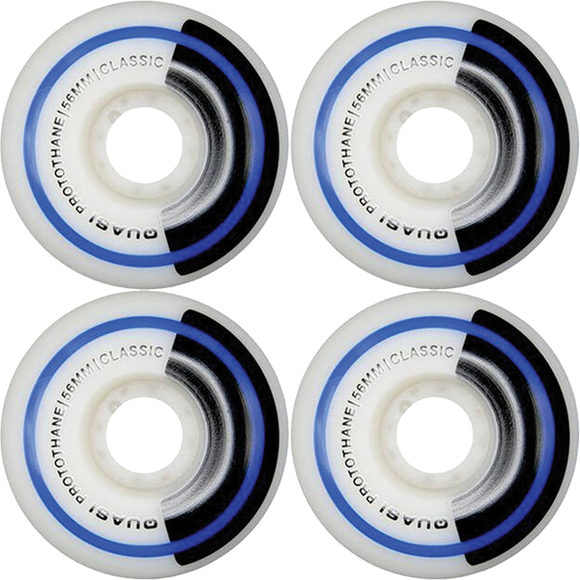 Quasi Class Wheel 56mm White Skateboard Wheels (Set of 4)