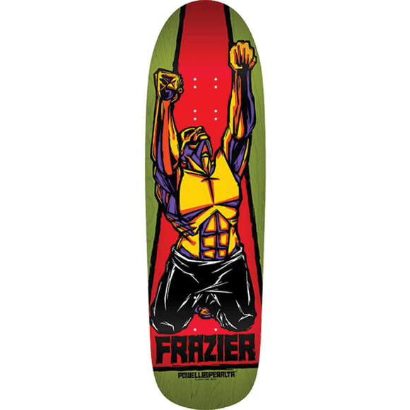 Powell Peralta Frazier Yellow Man 2 Dk-9.5x32.12 Green Stain DECK ONLY