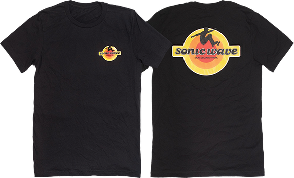 45rpm Sonic Wave T-Shirt - Black