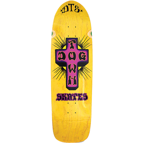 Dogtown Bigger Boy Dk-9.37x32.67 Yellow Stain DECK ONLY