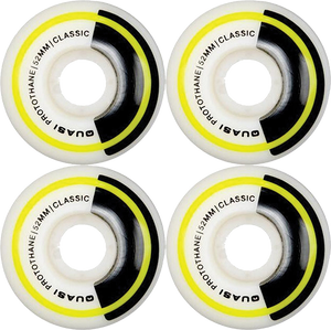 Quasi Class Wheel 52mm White Skateboard Wheels (Set of 4)