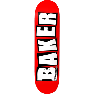 Baker Brand Logo Skateboard Deck -8.6 Red/White DECK ONLY