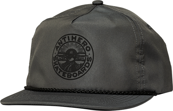 Antihero Stay Ready Skate HAT - Adjustable Dk.Charcoal 