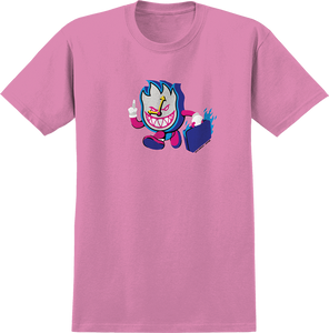 Spitfire Sci-Fi Burning Time T-Shirt - Size: Medium Azalea Pink