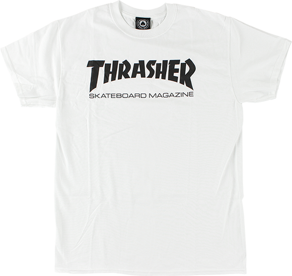 Thrasher Skate Mag T-Shirt - White/Black