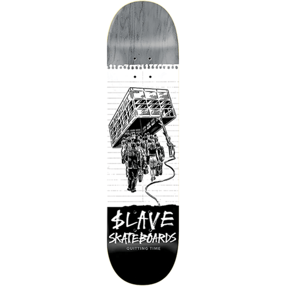 Slave Quitting Time Skateboard Deck -9.0 DECK ONLY