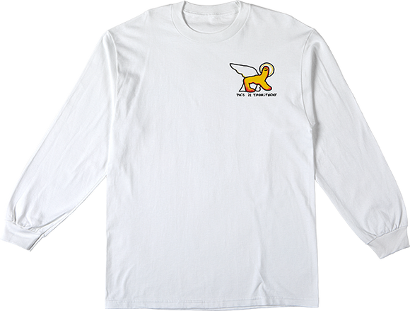 Krooked Pride Ls Size: MEDIUM White