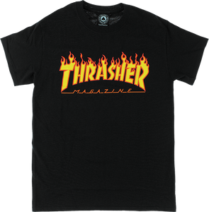 Thrasher Flame T-Shirt - Black