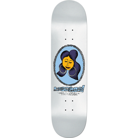 Krooked Anderson Chain Frame Skateboard Deck -8.38 White DECK ONLY