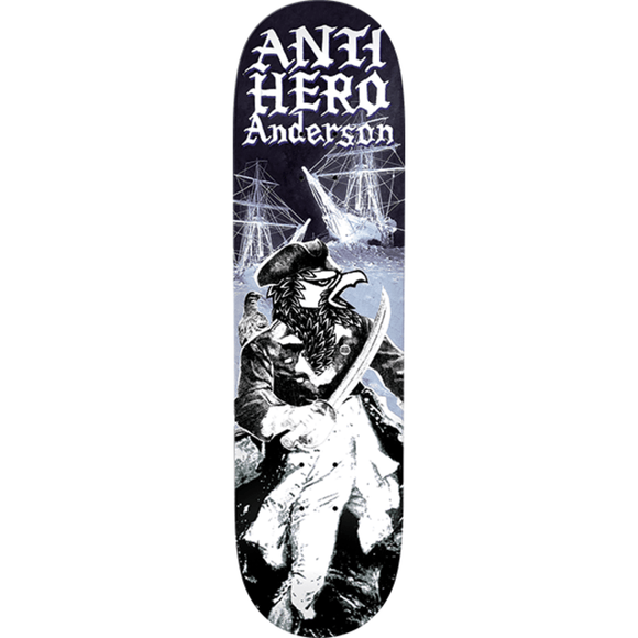 Antihero Anderson Wild Unknown Round 2 Skateboard Deck -8.5 DECK ONLY