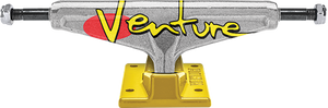 Venture HI 5.0 Team-Ed Full Bleed Pol/Yellow Skateboard Trucks (Set of 2)