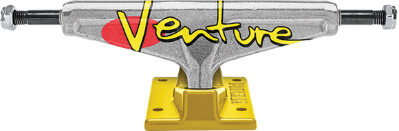 Venture HI 5.0 Team-Ed Full Bleed Pol/Yellow Skateboard Trucks (Set of 2)