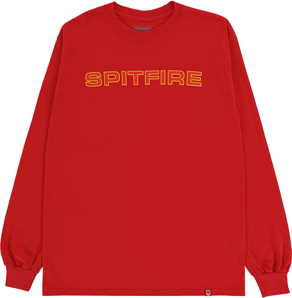 Spitfire Classic 87 Ls Size: SMALL Red/Gold/Red