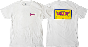 Bubble Gum Original Logo T-Shirt - Size: LARGE White