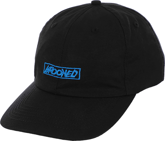 Krooked Moonsmile Script Skate HAT - Adjustable Black/Blue 