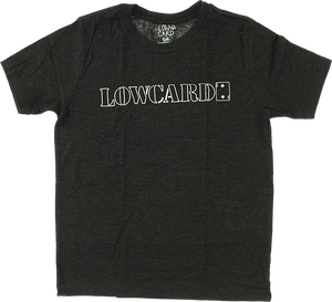 Lowcard Logo Youth T-Shirt - Charcoal