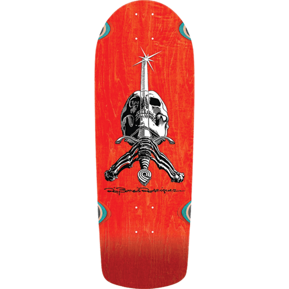 Powell Peralta Rodriguez Og Snub 06 Skateboard Deck -10x28.2 Orange Stain DECK ONLY