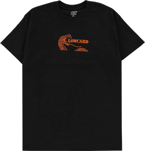 Lowcard Snake Bite T-Shirt - Size: Medium Black