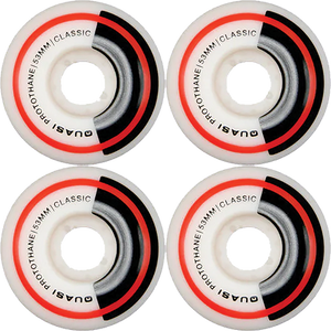 Quasi Class Wheel 53mm White Skateboard Wheels (Set of 4)