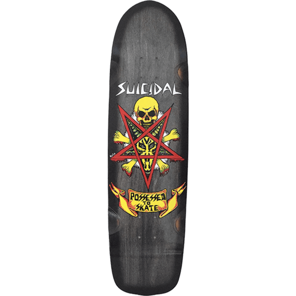 Suicidal Pts Pool Dk-8.75x32.5 Black Stain/Black Fade DECK ONLY