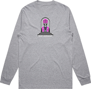 Alien Workshop Priest Long Sleeve Shirt SMALL Heather Grey