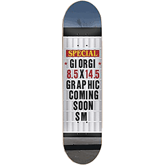 Skate Mental Armani Coming Soon Skateboard Deck -8.5 DECK ONLY