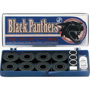 Shortys Black Panthers Abec-5 Single Set - 8 Pieces