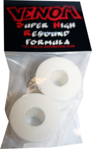 Venom (SHR) Downhilll-94a White Bushing Set  | Universo Extremo Boards Skate & Surf