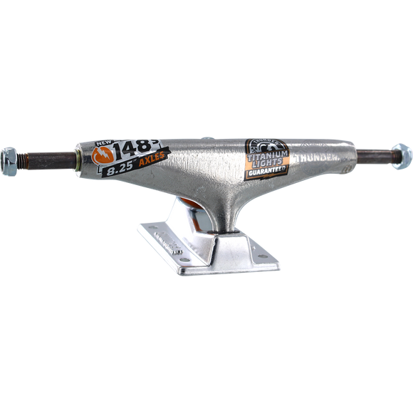 Thunder Titanium III 148 Polished Skateboard Trucks (Set of 2)