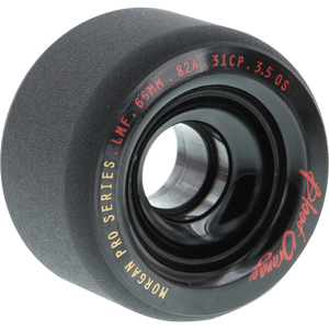 Blood Orange Morgan 65mm 82a Black Longboard Wheels (Set of 4) | Universo Extremo Boards Skate & Surf