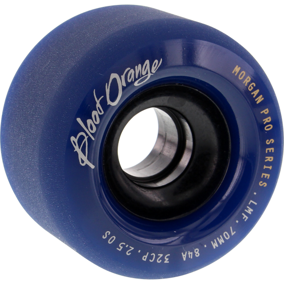 Blood Orange Morgan 70mm 84a Navy Longboard Wheels (Set of 4)