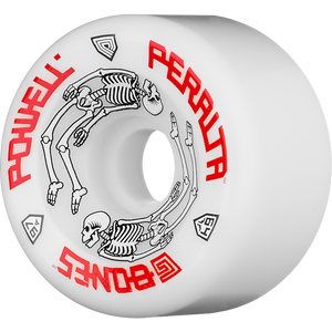 Powell Peralta G-Bones Wheels II 97a 64mm White Longboard Wheels (Set of 4)