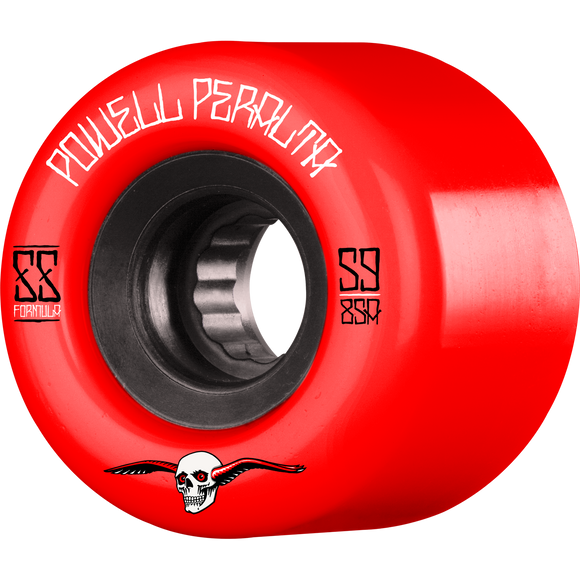 Powell Peralta G-Slides 59mm 85a Red/Black Skateboard Wheels (Set of 4) | Universo Extremo Boards Skate & Surf